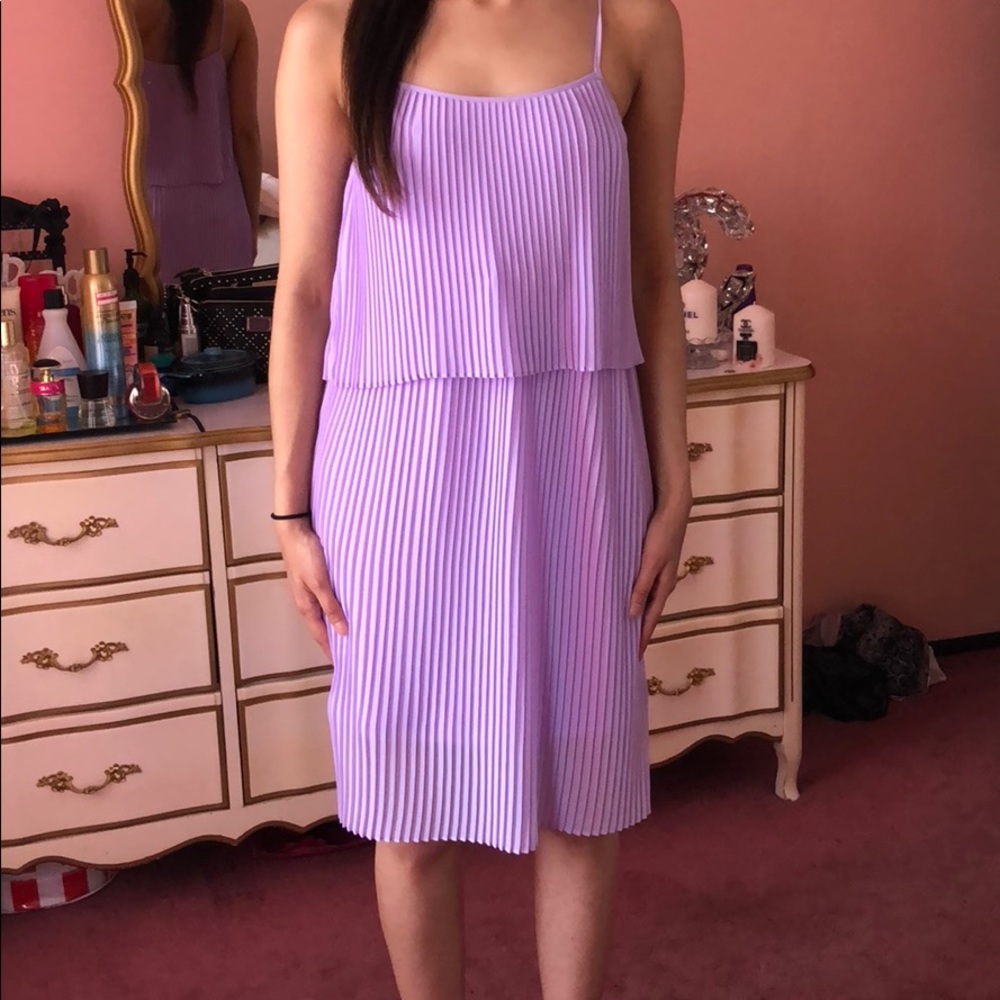 Ruffled Lavender Dress